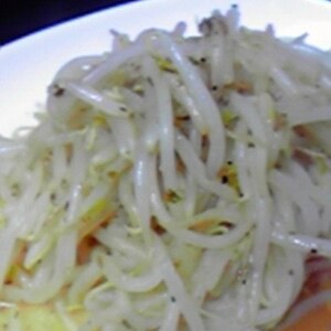 電子レンジで☆もやしのナムル